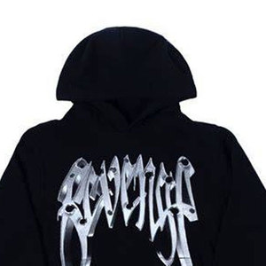 Hombres Custom Rhinestone Sublimación Sudaderas DTG DTF Impreso Sudadera Streetwear Oversized Pullover Factory Supply - Product Image 4