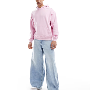 Sudadera con capucha de algodón de alta calidad Hip Hop para hombres, ropa de calle, sudaderas gráficas, sudaderas con estampado de hojaldre, sudaderas personalizadas al por mayor - Product Image 3