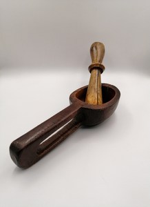 Excelente mortero y Maja de madera para el hogar, restaurante, accesorios de cocina, herramientas de hierbas y especias, trituradora de Medicina de granito - Product Image 3