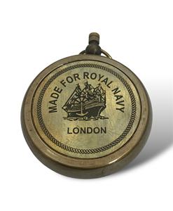 Compass In Leather Case Premium Nautical Office Decor And Accessories Stylish Portable Instrument For <b>Desk</b> Study <b>Shelf</b> - Product Image 4