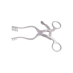 Instrumento quirúrgico duradero del retractor del cuero cabelludo del acero inoxidable para la retracción y la visibilidad óptimas durante médico - Product Image 1