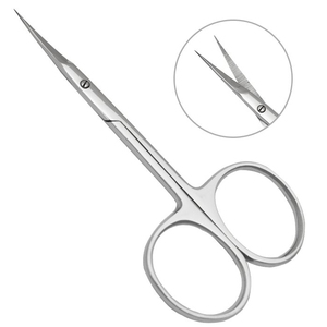 Micro Ciseaux à Courbe Russe Extra Sharp Ciseaux à Broder à Action de Printemps pour Couper les Cuticules des Sourcils Ciseaux de Manucure Pointus - Product Image 6