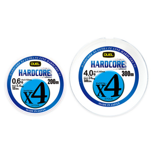 สายเบ็ดตกปลา DUEL HARDCORE x4 สีเขียวมิลค์กี้/5CBL 150-200-300 ม. (รุ่น: 0.6/0.8/1/1.2/1.5/2/3/4) - Product Image 1