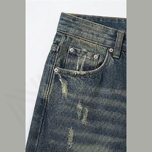Custom Men's <b>Jeans</b> High Quality Streetwear Straight Denim Pants Cargo <b>Vintage</b> <b>Flare</b> Stacked Trousers Customized Winter Autumn - Product Image 5