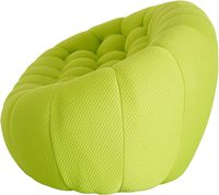 Ensemble de Canapé Bulle Moderne en Tissu, Compressions Sous Vide, Design Nid d'Abeille 3D, Canapé Modulable Courbé Lazy pour Salon