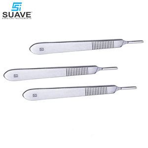 SUAVE SURGICAL INSTRUMENTS Impression de Logo Personnalisé Faire Propre Meilleur Fournisseur Poignée de Scalpel Chirurgical en Acier Inoxydable - Product Image 5