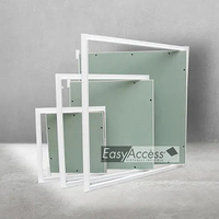 Panneau d'accès au plafond en aluminium enduit de poudre blanche et panneau MR pour systèmes électriques et de plomberie Acheter des carreaux de plafond en gypse