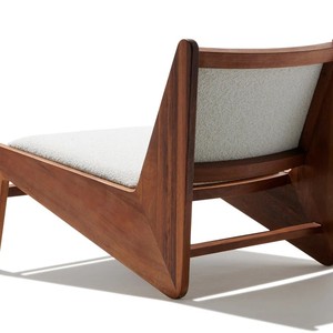 Sillón de construcción de madera maciza de teca - Product Image 3