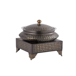 Juego de calentador de alimentos a gas Premium de lujo, calentador de buffet de tamaño completo de acero inoxidable, diseño elegante, plato de frotamiento de 4L y 8L de capacidad - Product Image 5