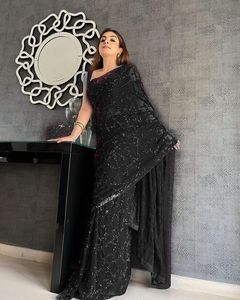 Top Quality Attractive <b>Designer</b> Brown Color Rangoli Silk Saree With Sequence Work Blouse for Women From Trusted Indian Supplier - Product Image 4