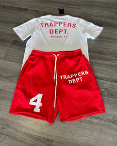 ชุดกางเกงขาสั้นผู้ชาย2ชิ้นเสื้อแขนสั้นแห้งเร็วสำหรับฤดูร้อนและเสื้อยืดกางเกงขาสั้นชุดเสื้อสีตัดกันคุณภาพสูง - Product Image 1