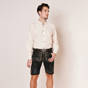 เสื้อเชิ้ตบาวาเรียนแบบปรับแต่งได้ ขายดีที่สุด เสื้อยืดแขนยาวแบบ Trachten คุณภาพสูงระดับพรีเมียม เสื้อเชิ้ตบาวาเรียนขายส่ง - Product Image 5