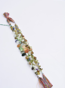 ลูกปัดพลอยธรรมชาติทรงหยดน้ำเจียระไน ขนาด 8 นิ้ว สำหรับทำเครื่องประดับชั้นดี - Product Image 4