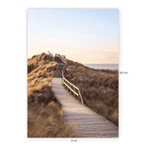 Impresión artística de la ruta de la playa DIN A4 - Product Image 4