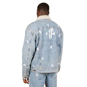 Chándal de Mezclilla de Invierno con Cuello Alto, Color Personalizado, Servicio OEM/ODM, 100% Algodón de Alta Calidad para Hombre - Product Image 4