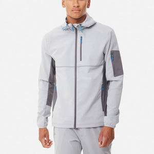 Veste imperméable personnalisée pour hommes Veste en nylon décontractée de haute qualité avec impression de logo Veste imperméable à séchage rapide pour hommes - Product Image 1