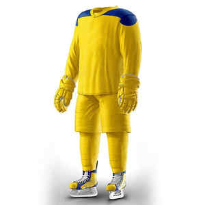 2025 cómodo transpirable precio bajo Venta caliente logotipo personalizado impresión conjuntos de uniformes de hockey sobre hielo - Product Image 4