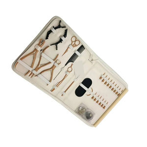 Professional Stainless Steel Extension <b>Tools</b> Kit For Salons <b>Work</b> Use Loop Needle & Clips With Pliers set - Product Image 3