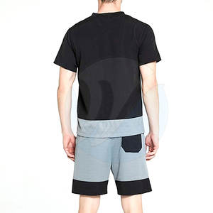 Conjunto de Pantalones Cortos de Algodón y Poliéster para Hombre, Alta Calidad, Transpirables, Ligeros, Colores Personalizados, Trajes Deportivos para Verano 2025, Venta al Por Mayor - Product Image 3