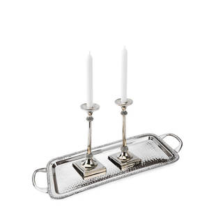 Bandeja de servicio de alta calidad pulida con espejo con chapado en plata para el hogar y el restaurante Utensilios de cocina para comedor y decoración 2025 - Product Image 4