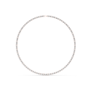 สร้อยคอเทนนิสเพชรทรงบาแก็ตต์ 14K โรสโกลด์ เพชรเลี้ยงในห้องปฏิบัติการ รุ่นออโรร่า ไลน์ อีเทอร์นา ลักซ์ เครื่องประดับหรูสำหรับผู้หญิง - Product Image 1