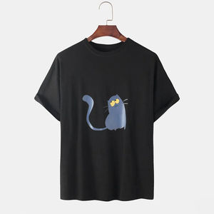 เสื้อยืดแขนสั้นสำหรับผู้ชาย, เสื้อยืดผ้าฝ้าย100% ลำลองดีไซน์คุณภาพสูงสำหรับฤดูร้อน - Product Image 3