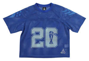 Custom Print Mesh Boxy Crop Retro Football Jersey <b>Shirt</b> and Shorts Set <b>Men</b> Short Sleeve Polyester Women's <b>Summer</b> Sets - Product Image 2