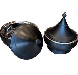 Ollas calientes/cazuelas modernas de diseño con cable hechas a mano personalizadas, suministros al por mayor, platos de frotamiento de comida de Metal de tendencia superior para servir buffet - Product Image 6