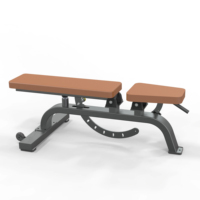 Banc de musculation pliable MaiBo de haute qualité pour salle de sport, équipement de fitness commercial, banc plat pour haltères, entraînement musculaire, acier Q235, garantie 10 ans