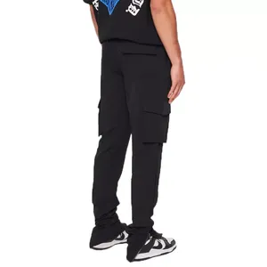 Prix pas cher Pantalons pour hommes Travail en plein air Randonnée décontracté Hommes Cargo Pantalon jeunesse décontracté taille moyenne Slim Fit Lavé Cargo Pantalon - Product Image 3