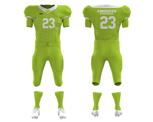 Conjunto de uniforme de fútbol de entrenamiento de diseño personalizado para jóvenes, ropa deportiva de sublimación, equipo de fútbol americano - Product Image 4