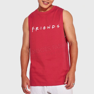 Vêtements de fitness vêtements pour hommes débardeur coton polyester respirant couleur et taille personnalisées débardeur pour hommes - Product Image 1
