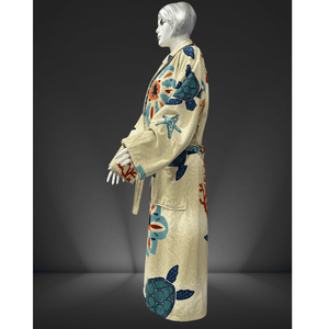 Albornoz de 100% algodón unisex para mujer Kimono informal de secado rápido de Turquía Woven Technics - Product Image 3