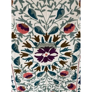 Couettes Suzani ouzbeks durables toutes saisons cousues à la main en coton brodé pour la décoration intérieure couvre-lit utilisation salon décor - Product Image 3