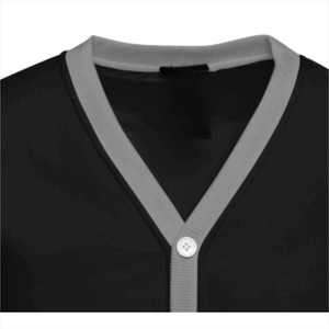 Suéter Cárdigan de Punto para Hombre, Estilo Casual Universitario, con Logotipo Personalizado, Cuello en V, Manga Larga, Ajustado, con Bolsillo, Diseño de Diseñador - Product Image 4