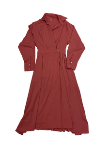 Utilisé d'occasion longues robes en poly soyeux taille de mélange AU à la mode - Product Image 5