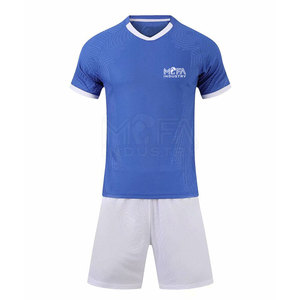 Maillot de football unisexe personnalisé en gros, service OEM, manches courtes, respirant, 100% polyester - Product Image 1