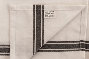 Juego de 12 paños de limpieza de cocina de 100% algodón con patrón de rayas cuadradas tejidas, toallas de cocina para uso doméstico - Product Image 4