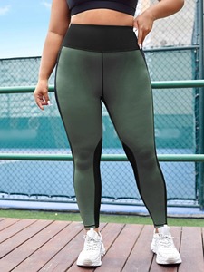 Top Trending Luxury Quality <b>Women's</b> High Waist Fitness <b>Leggings</b> Elastic Solid Color Seamless Yoga <b>Leggings</b> - Product Image 5