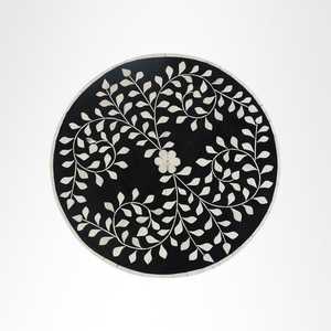 Table de console de conception unique d'incrustation de résine pour des meubles de salon 14x20 pouces - Product Image 3