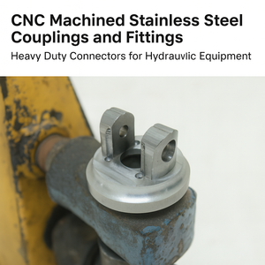 Acoplamientos de Acero Inoxidable Mecanizados por CNC, Conectores de Alta Resistencia para Equipos Hidráulicos, Electroerosión por Hilo, Brochado - Product Image 2