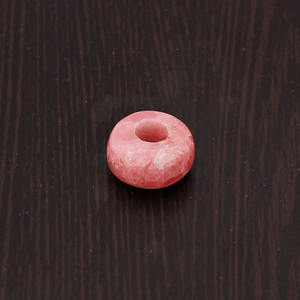 ลูกปัดรูกลมเรียบขนาด14x8x5มม. รู14.70สำหรับสร้อยข้อมืออัญมณีหลวมทำจากแก้วคริสตัลเพชร - Product Image 2