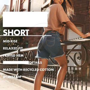 Pantalones cortos de cintura alta para mujer Ropa informal transpirable Venta caliente en stock Precio bajo Hecho en Pakistán - Product Image 4