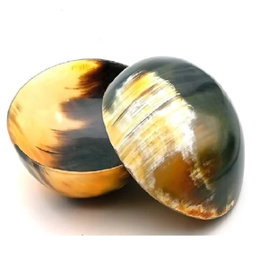 Tazón de Cuerno de Búfalo Pulido Clásico y Ecológico, Apto para Lavavajillas, Personalizable, en Oferta, Mejor Precio - Product Image 1