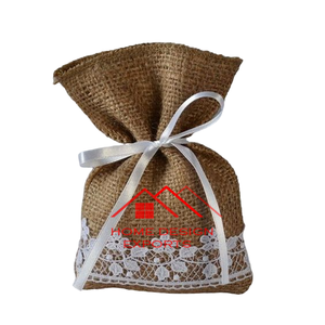 Bolsas de Yute Hechas a Mano 2025 con Cordones y Logotipo Personalizado - Product Image 1