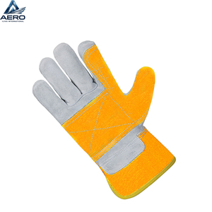 Gants de travail durables en cuir de chèvre pleine fleur certifié CE, de haute qualité, personnalisés, souples, en cuir de mouton, pour chauffeurs - Product Image 4