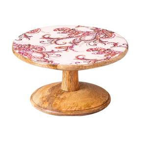 Support à gâteau en bois hôtel et mariage décoratif à la main support à gâteau de luxe dessus rond abordable en gros meilleur support à gâteau en bois - Product Image 6