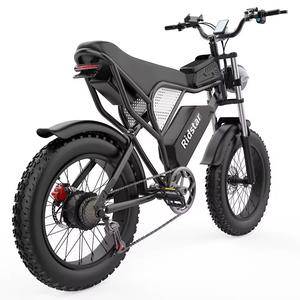 Bicicleta Eléctrica de Montaña al por Mayor RidstarS Q20, 20 Pulgadas, Neumáticos Gruesos, 1500W, 48V, 20AH - Product Image 3