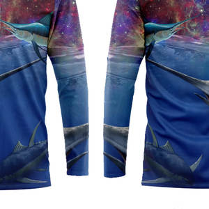 Maillot de pêche à manches longues à séchage rapide pour hommes, vêtements de sport respirants en XL UPF 50, design personnalisé par sublimation - Product Image 6