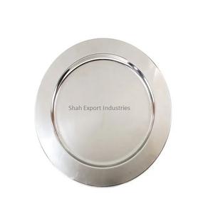 Assiette de présentation en métal uni multicolore de forme ronde Vaisselle et assiettes pour la maison et la décoration de table de mariage - Product Image 2